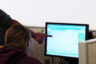 image of student taking online course